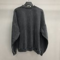 「#2449」Balenciaga neckline hardware perforated hoodie