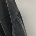 「#2449」Balenciaga neckline hardware perforated hoodie