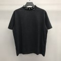 「#2450」Balenciaga neckline hardware perforated T-shirt