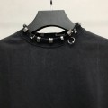 「#2450」Balenciaga neckline hardware perforated T-shirt