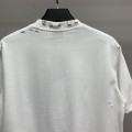 「#2451」Balenciaga neckline hardware perforated T-shirt