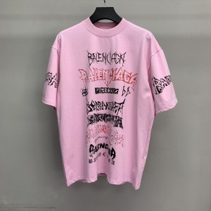 「#2452」Balenciaga doodle year of the Dragon Alphabet T-shirt