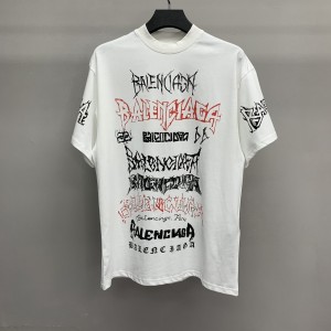 「#2453」Balenciaga doodle year of the Dragon Alphabet T-shirt