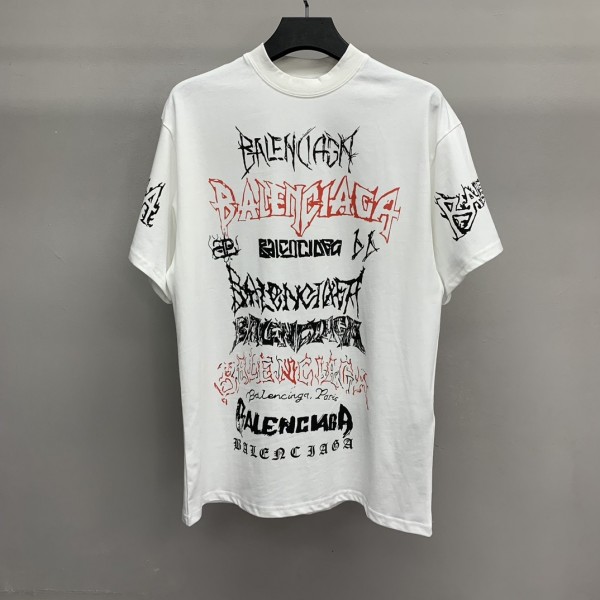「#2453」Balenciaga doodle year of the Dragon Alphabet T-shirt