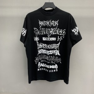 「#2454」Balenciaga doodle year of the Dragon Alphabet T-shirt