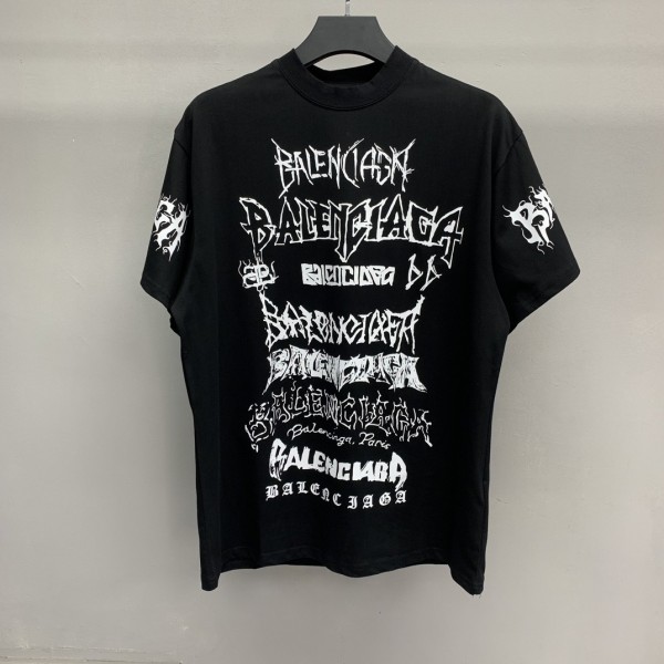 「#2454」Balenciaga doodle year of the Dragon Alphabet T-shirt