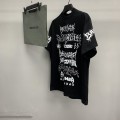 「#2454」Balenciaga doodle year of the Dragon Alphabet T-shirt