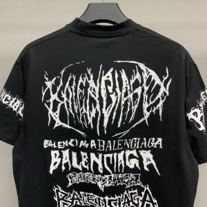 「#2454」Balenciaga doodle year of the Dragon Alphabet T-shirt