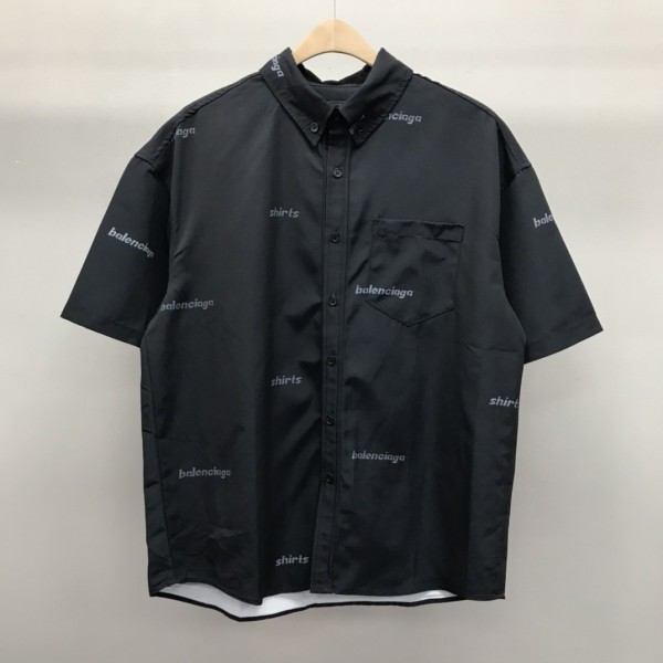 「#2455」Balenciaga bullet screen short sleeve shirt