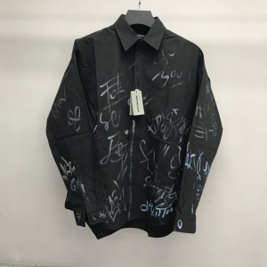 「#2456」Balenciaga BLCG graffiti long-sleeved shirt