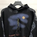 「#2467」Balenciaga Paris tower mud dyed hoodie
