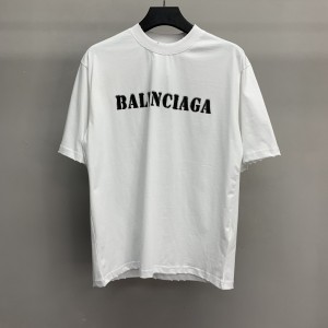 「#2506」Balenciaga front and back T-shirt with blurred letters