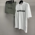 「#2506」Balenciaga front and back T-shirt with blurred letters