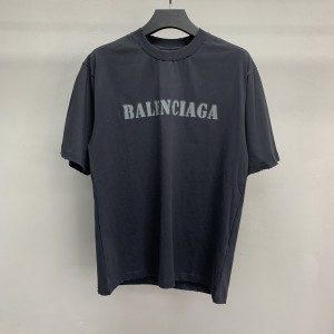 「#2507」Balenciaga front and back T-shirt with blurred letters
