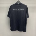 「#2507」Balenciaga front and back T-shirt with blurred letters