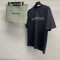 「#2507」Balenciaga front and back T-shirt with blurred letters