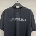 「#2507」Balenciaga front and back T-shirt with blurred letters