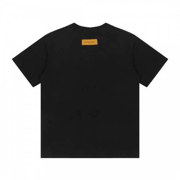 Louis Vuitton Logo lettering T-shirt with 23SS neckline