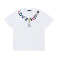 「#2581」Louis Vuitton Logo lettering T-shirt with 23SS neckline