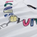 「#2581」Louis Vuitton Logo lettering T-shirt with 23SS neckline