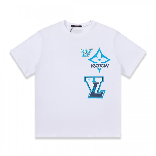 「#2583」Louis Vuitton 23SS logo printed t-shirt