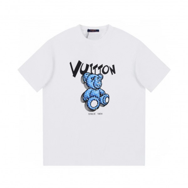「#2585」Louis Vuitton 23SS printed bear T-shirt