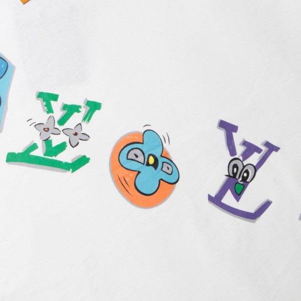 Louis Vuitton 23ss front and back patterned t-shirt