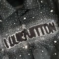「#2603」Louis Vuitton FW23 lettered beaded embroidered leather jacket