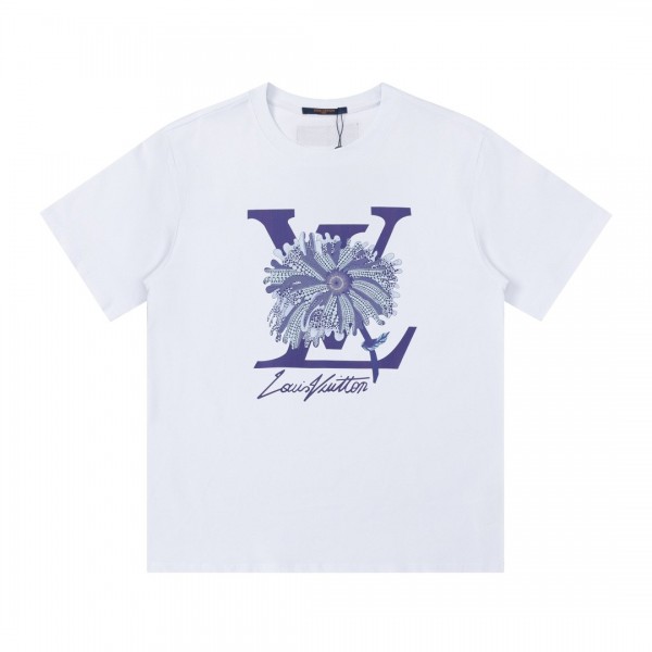 「#2610」Louis Vuitton 23SS logo printed t-shirt