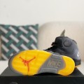 「#2614」OFF_WHITExJordan Air Jordan 5 Retro SP High-top basketball shoes