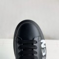 「#2618」Alexander McQueen black letter Sneakers