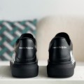 「#2618」Alexander McQueen black letter Sneakers