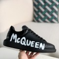 「#2618」Alexander McQueen black letter Sneakers
