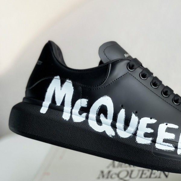 Alexander McQueen black letter Sneakers