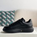 「#2618」Alexander McQueen black letter Sneakers