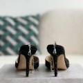 「#2664」Jimmy ChooSaeda 100 Lady Crystal Chain Heels JC