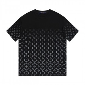 「#2668」Louis Vuitton Star gradient series printed loose T-shirt
