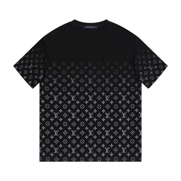 「#2668」Louis Vuitton Star gradient series printed loose T-shirt