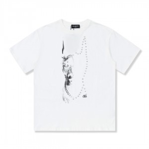 「#2683」Balenciaga 23Ss Drill Print Hound Design t-shirt