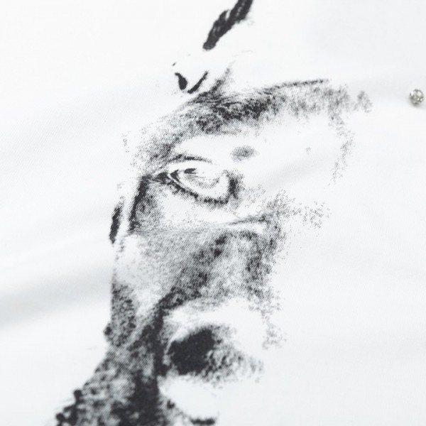 Balenciaga 23Ss Drill Print Hound Design t-shirt