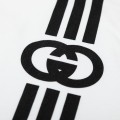 「#2685」Gucci  23SS double G vertical stripe foam printed t-shirt