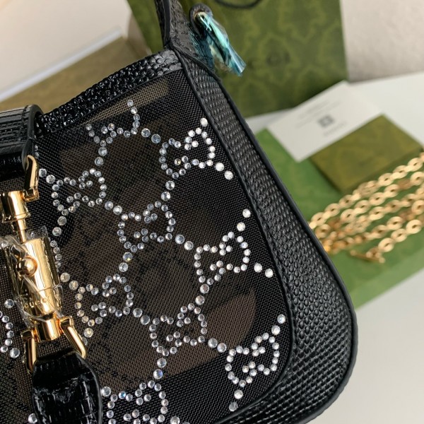 Gucci Jackie 1961 series mini handbag 19*13*3cm