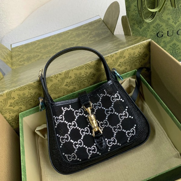 Gucci Jackie 1961 series mini handbag 19*13*3cm