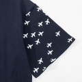 「#2732」Louis Vuitton 23ss small plane full print pattern gold classic T-shirt