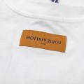 「#2733」Louis Vuitton 23ss small plane full print pattern gold classic T-shirt