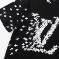 「#2734」Louis Vuitton 23ss small plane full print pattern gold classic T-shirt
