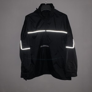 「#2749」Balenciaga BLCG reflective half zipper jacket