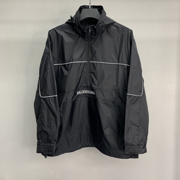 「#2749」Balenciaga BLCG reflective half zipper jacket