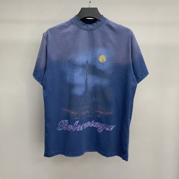 「#2750」Balenciaga Night View Tower T-shirt