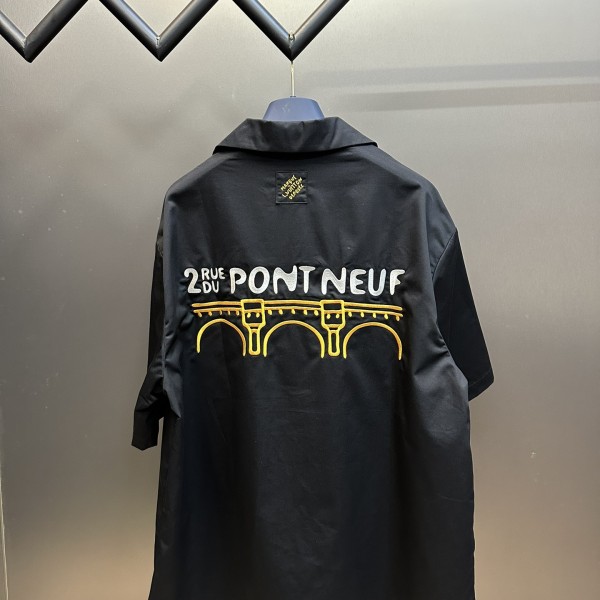 Louis Vuitton Iron Tower embroidered monogrammed shirt